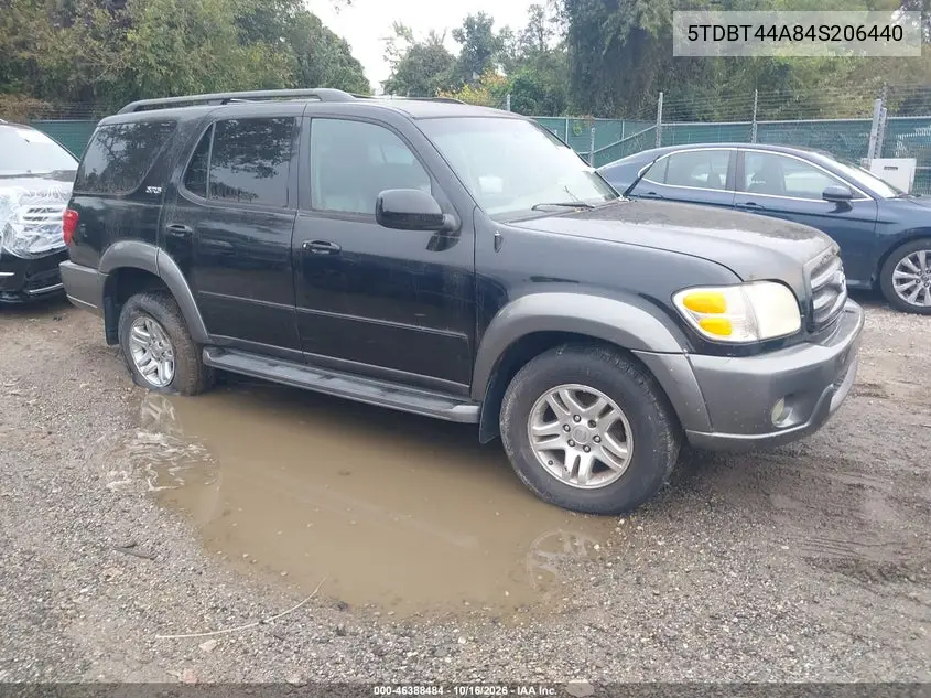 TOYOTA SEQUOIA 2004, VIN 5TDBT44A84S206440