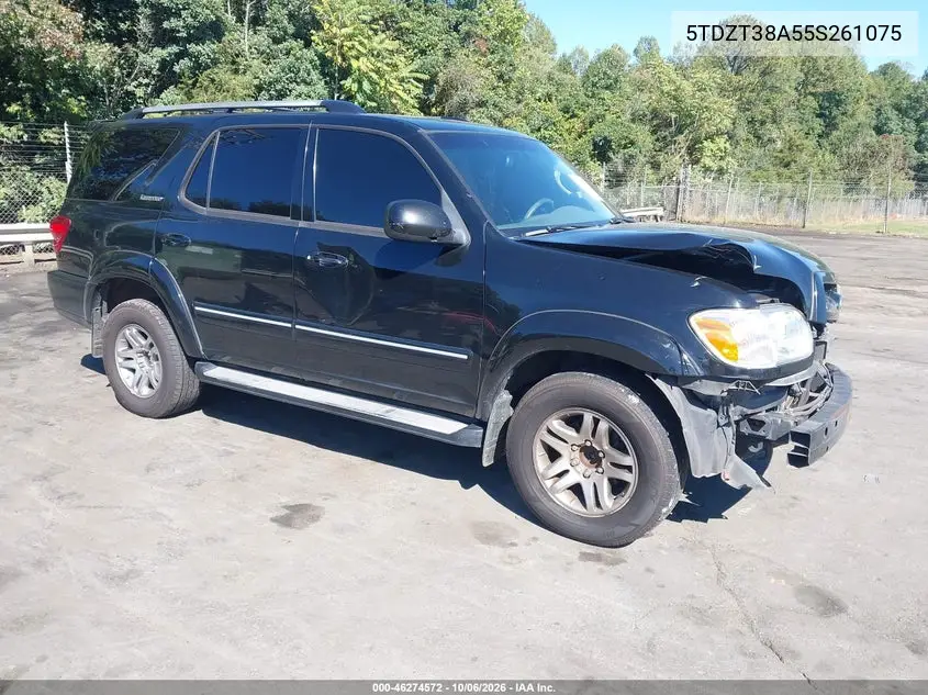 TOYOTA SEQUOIA 2005, VIN 5TDZT38A55S261075