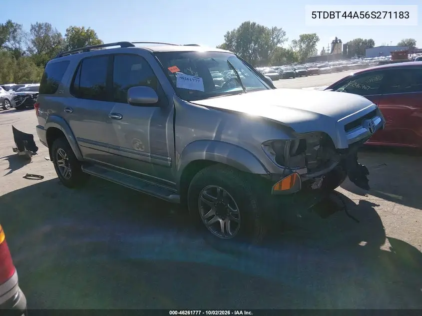 TOYOTA SEQUOIA 2006, VIN 5TDBT44A56S271183
