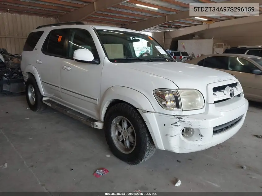 TOYOTA SEQUOIA 2007, VIN 5TDZT34A97S296159