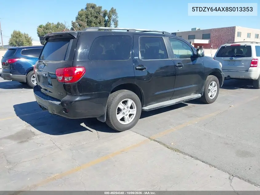 2008 TOYOTA SEQUOIA VIN 5TDZY64AX8S013353 — фото 4