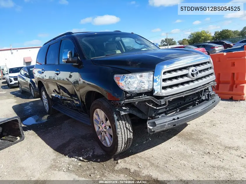 TOYOTA SEQUOIA 2011, VIN 5TDDW5G12BS054525