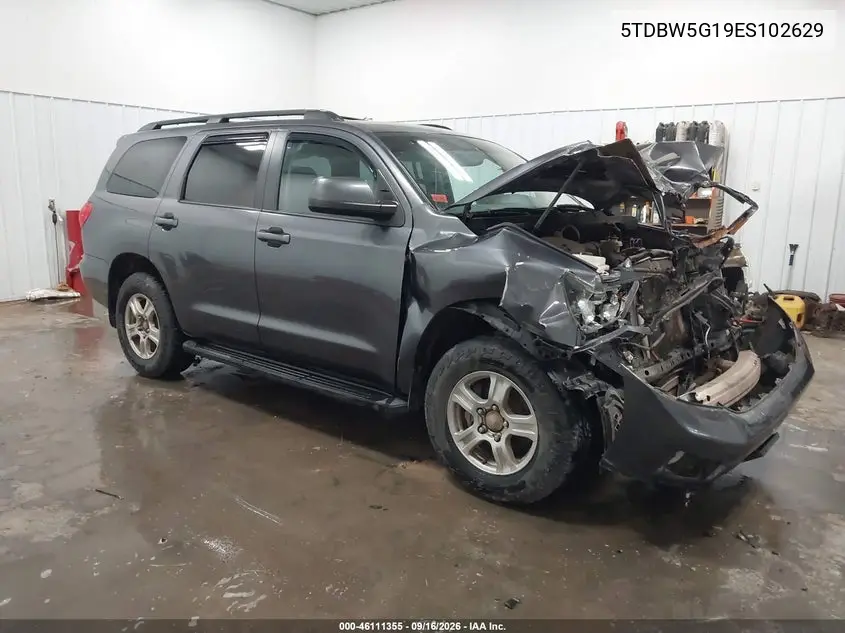 TOYOTA SEQUOIA 2014, VIN 5TDBW5G19ES102629