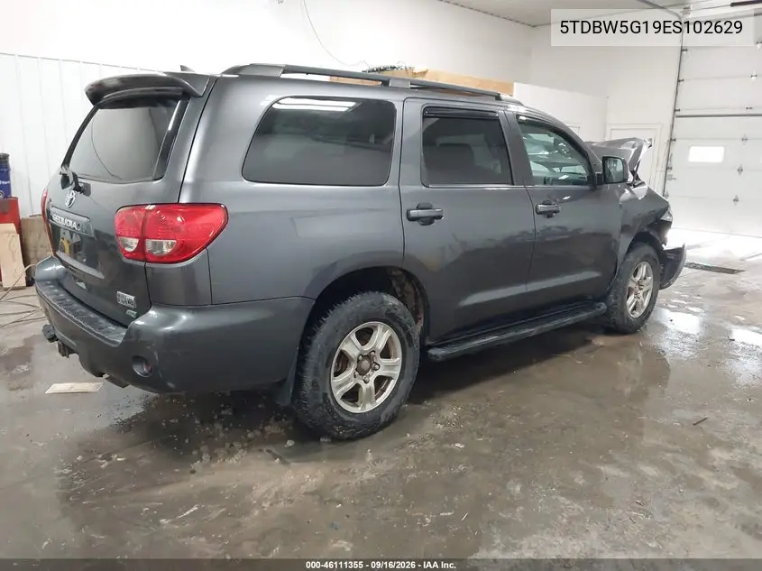 2014 TOYOTA SEQUOIA VIN 5TDBW5G19ES102629 — фото 4