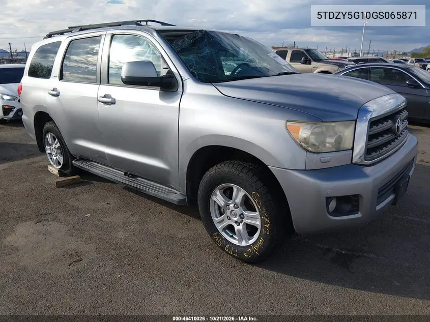 TOYOTA SEQUOIA 2016, VIN 5TDZY5G10GS065871