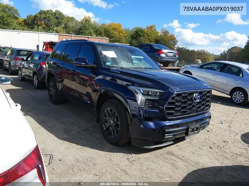 TOYOTA SEQUOIA 2023, VIN 7SVAAABA0PX019037