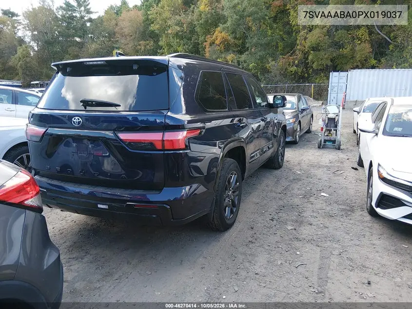 2023 TOYOTA SEQUOIA VIN 7SVAAABA0PX019037 — фото 4