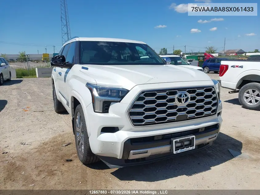 TOYOTA SEQUOIA 2025, VIN 7SVAAABA8SX061433
