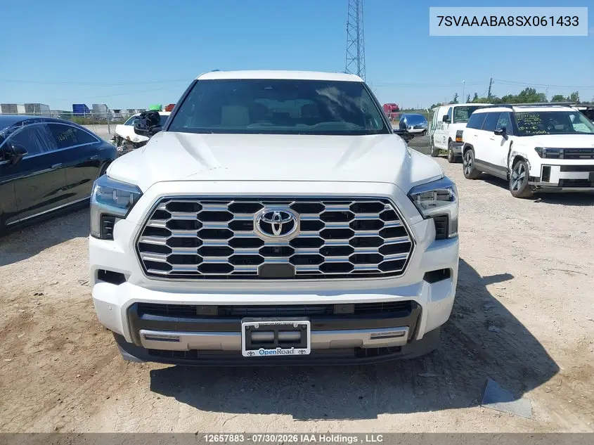 2025 TOYOTA SEQUOIA VIN 7SVAAABA8SX061433 — фото 12