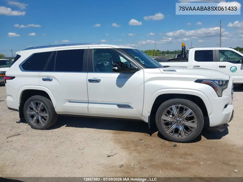 2025 TOYOTA SEQUOIA VIN 7SVAAABA8SX061433 — фото 13