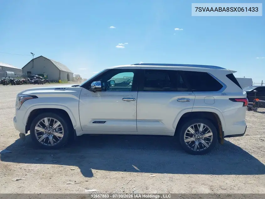 2025 TOYOTA SEQUOIA VIN 7SVAAABA8SX061433 — фото 14