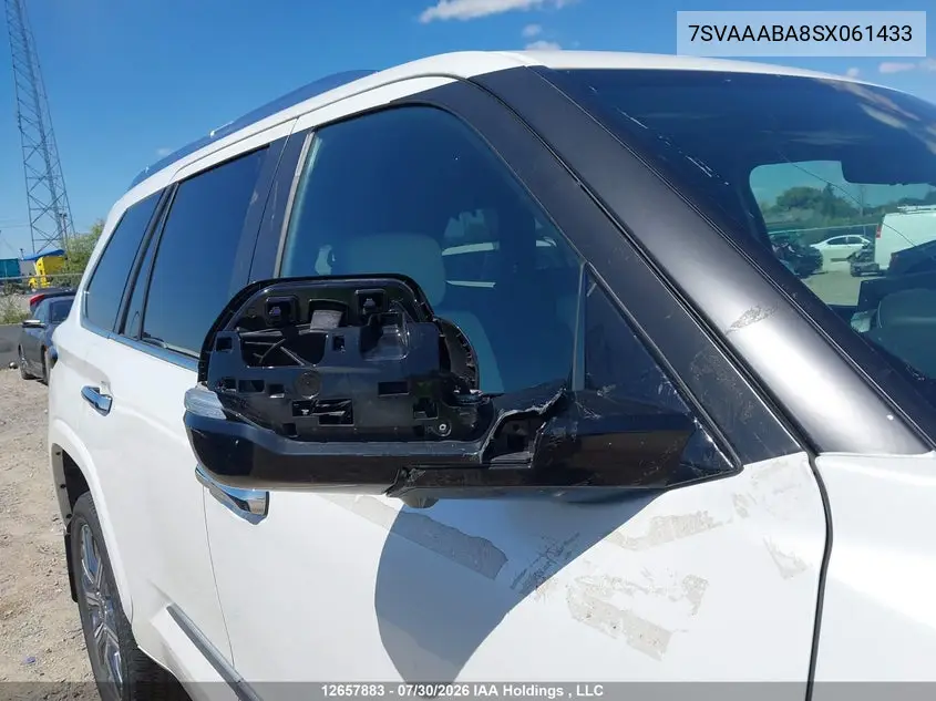 2025 TOYOTA SEQUOIA VIN 7SVAAABA8SX061433 — фото 6