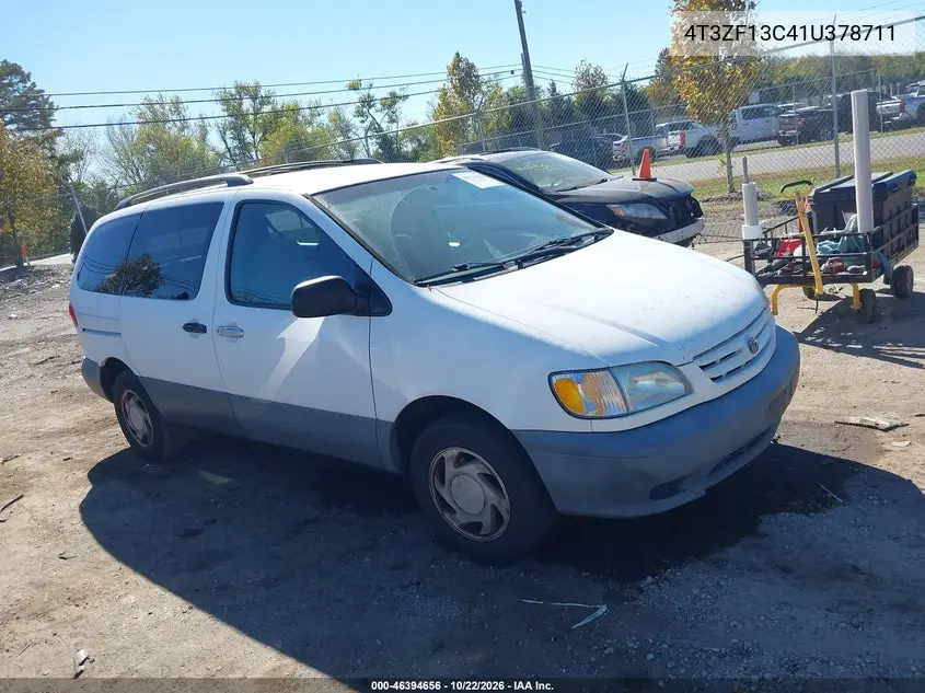 TOYOTA SIENNA 2001, VIN 4T3ZF13C41U378711