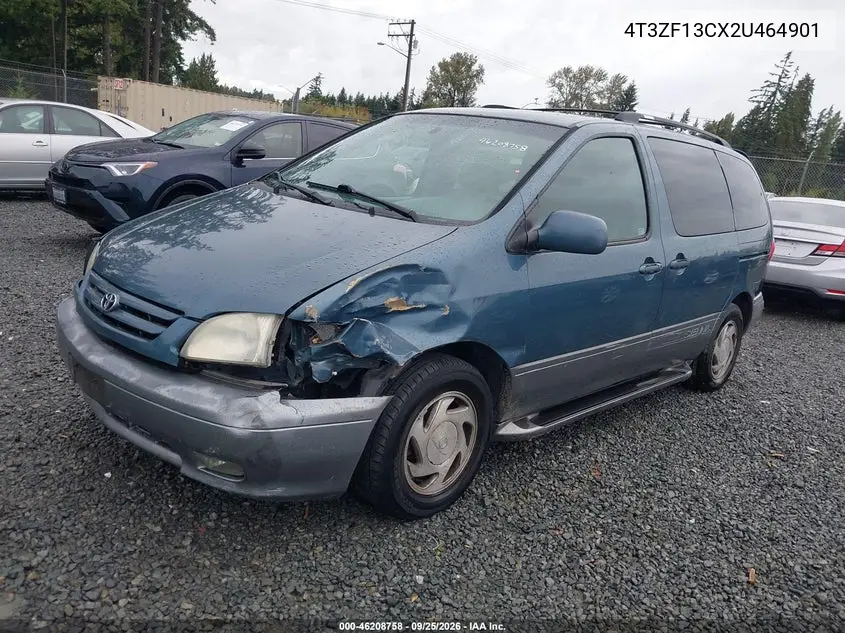 2002 TOYOTA SIENNA VIN 4T3ZF13CX2U464901 — фото 2