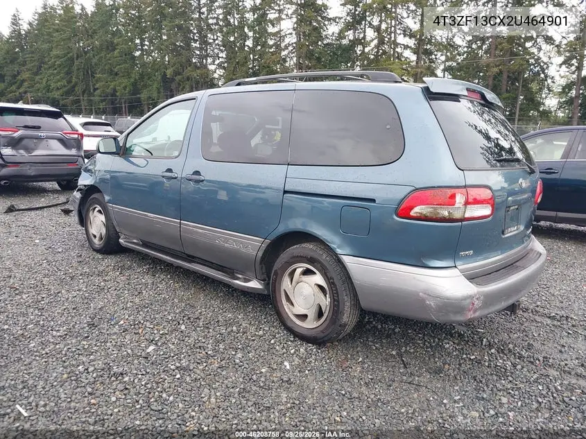 2002 TOYOTA SIENNA VIN 4T3ZF13CX2U464901 — фото 3