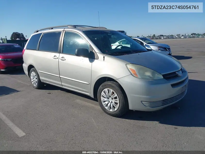 TOYOTA SIENNA 2004, VIN 5TDZA23C74S054761