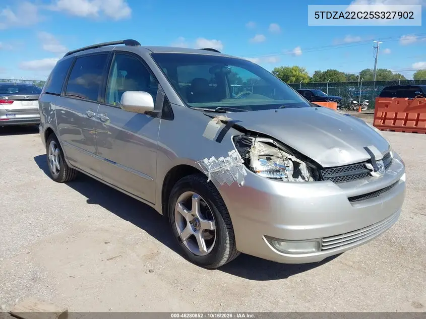 TOYOTA SIENNA 2005, VIN 5TDZA22C25S327902