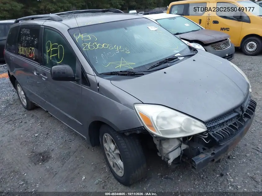 TOYOTA SIENNA 2005, VIN 5TDBA23C25S049177