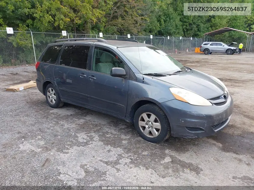 TOYOTA SIENNA 2009, VIN 5TDZK23C69S264837