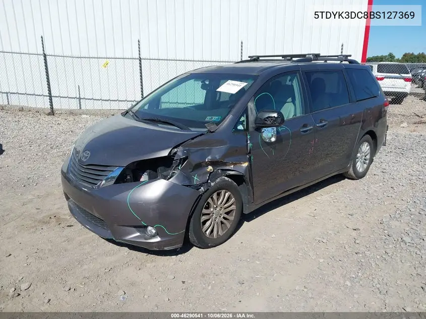 2011 TOYOTA SIENNA VIN 5TDYK3DC8BS127369 — фото 2