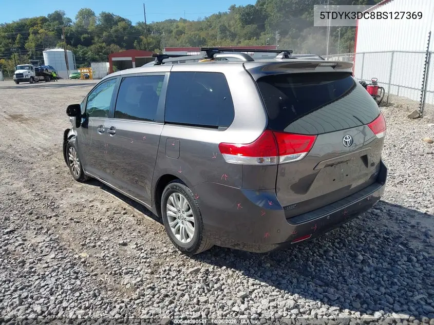 2011 TOYOTA SIENNA VIN 5TDYK3DC8BS127369 — фото 3