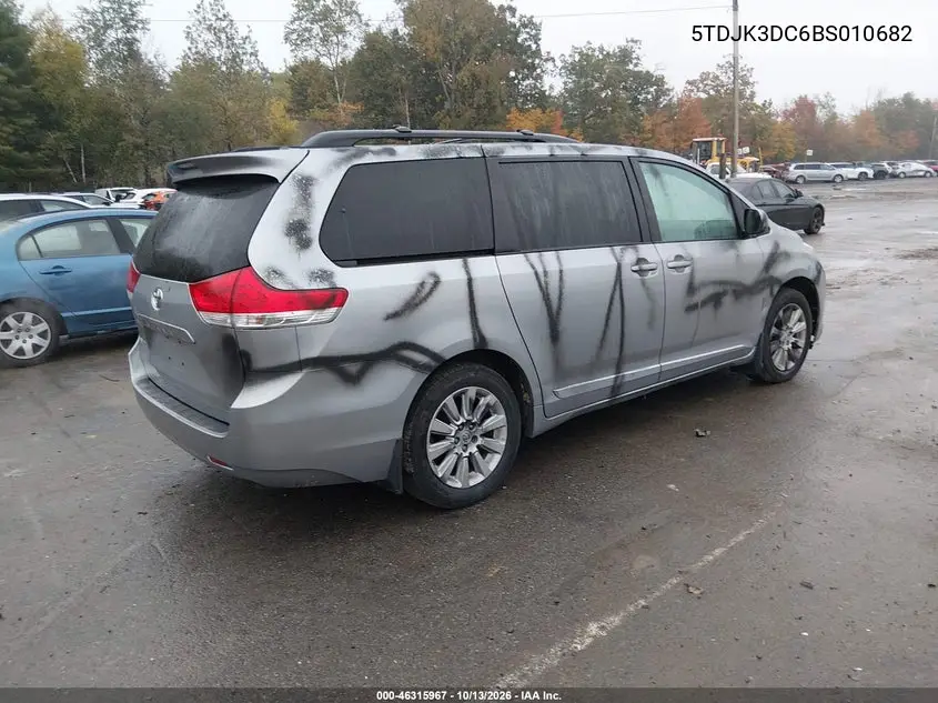 2011 TOYOTA SIENNA VIN 5TDJK3DC6BS010682 — фото 4