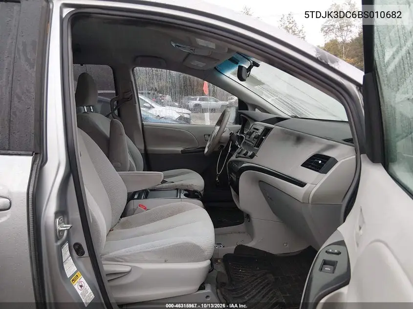 2011 TOYOTA SIENNA VIN 5TDJK3DC6BS010682 — фото 5