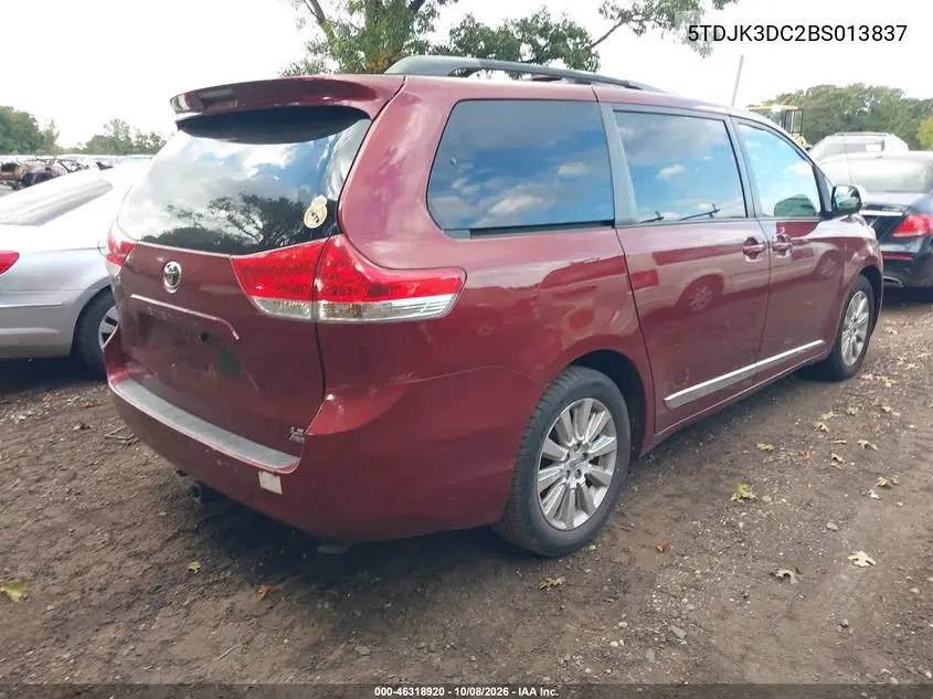 2011 TOYOTA SIENNA VIN 5TDJK3DC2BS013837 — фото 4