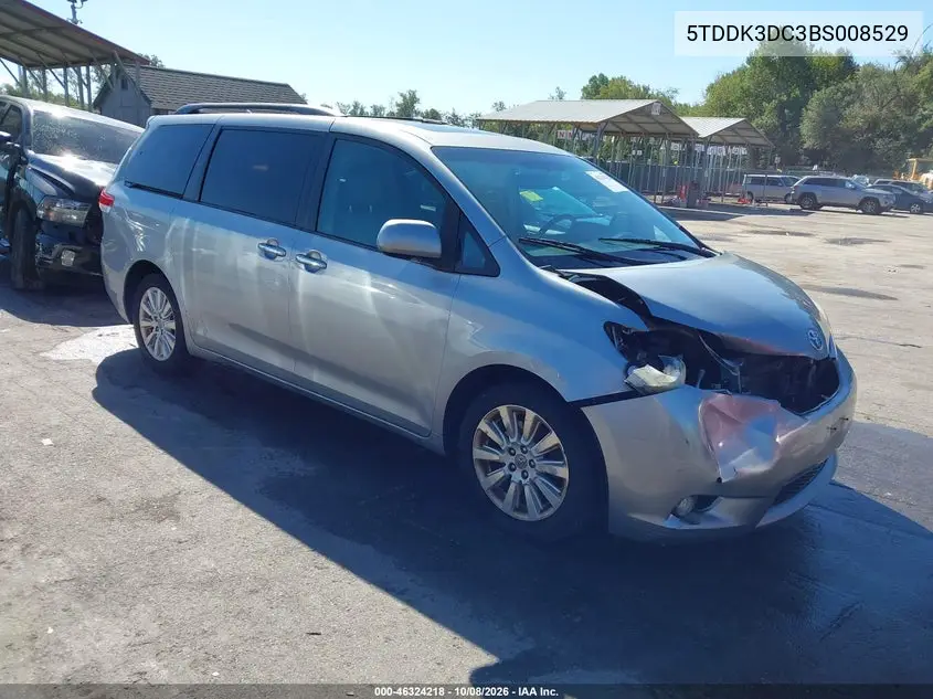 TOYOTA SIENNA 2011, VIN 5TDDK3DC3BS008529