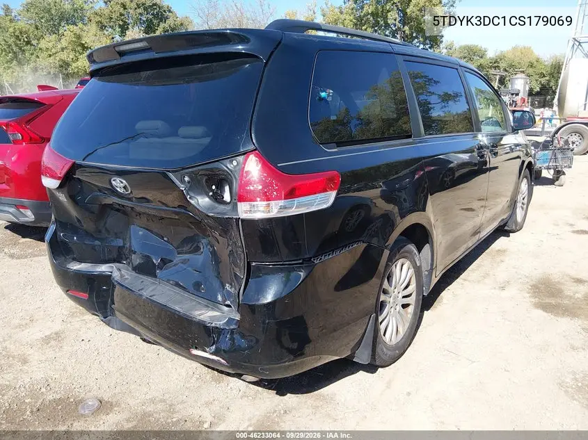 2012 TOYOTA SIENNA VIN 5TDYK3DC1CS179069 — фото 4