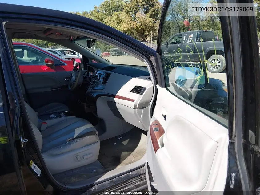 2012 TOYOTA SIENNA VIN 5TDYK3DC1CS179069 — фото 5