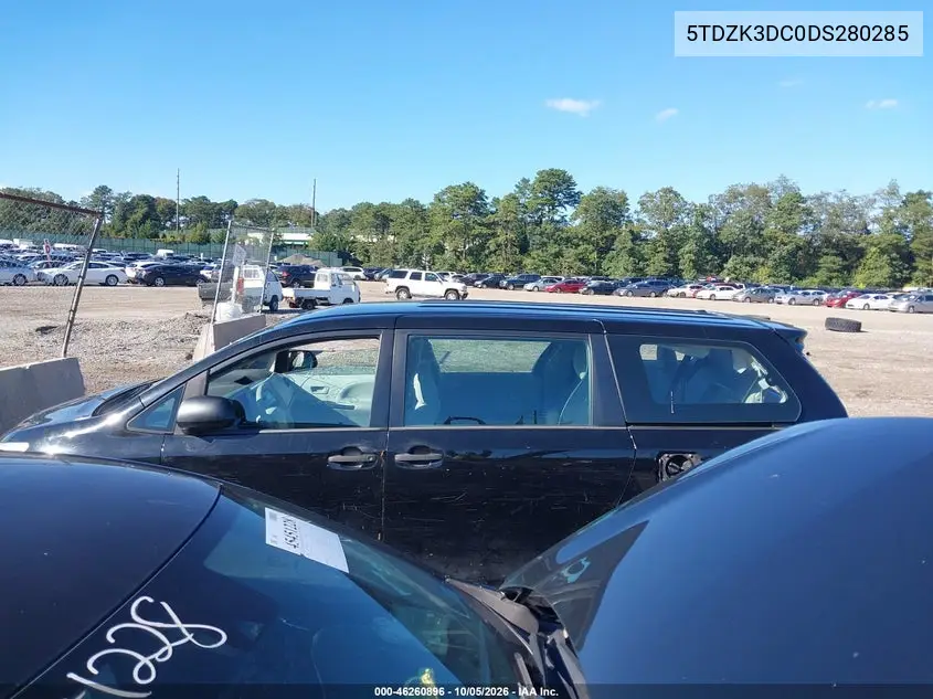 2013 TOYOTA SIENNA VIN 5TDZK3DC0DS280285 — фото 15