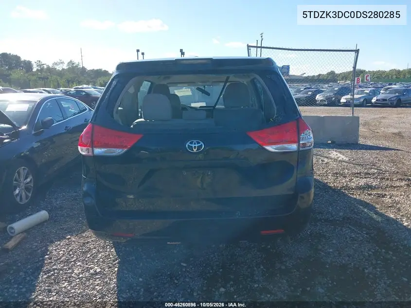 2013 TOYOTA SIENNA VIN 5TDZK3DC0DS280285 — фото 17
