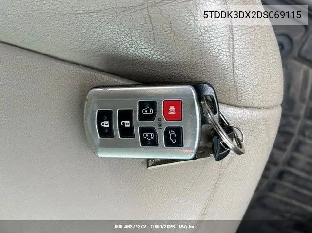 2013 TOYOTA SIENNA VIN 5TDDK3DC2DS069115 — фото 11