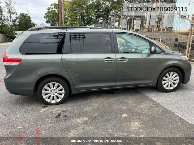2013 TOYOTA SIENNA VIN 5TDDK3DC2DS069115 — фото 13