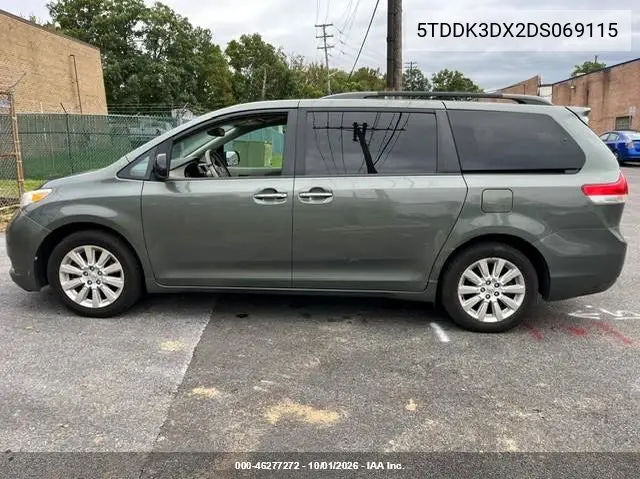 2013 TOYOTA SIENNA VIN 5TDDK3DC2DS069115 — фото 14
