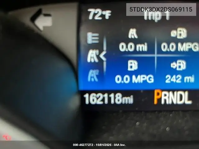 2013 TOYOTA SIENNA VIN 5TDDK3DC2DS069115 — фото 16