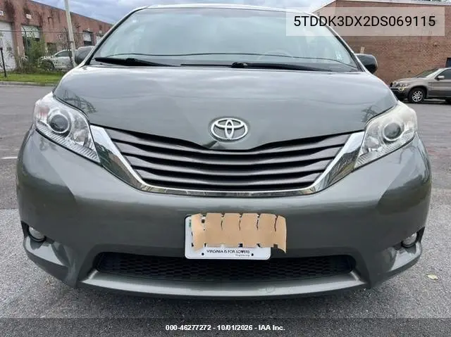 2013 TOYOTA SIENNA VIN 5TDDK3DC2DS069115 — фото 17