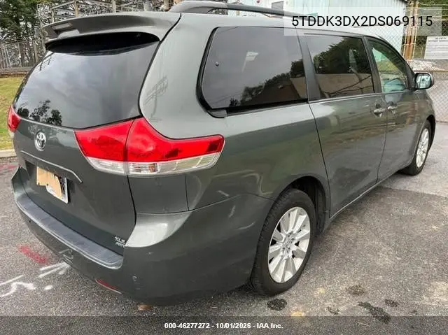 2013 TOYOTA SIENNA VIN 5TDDK3DC2DS069115 — фото 4