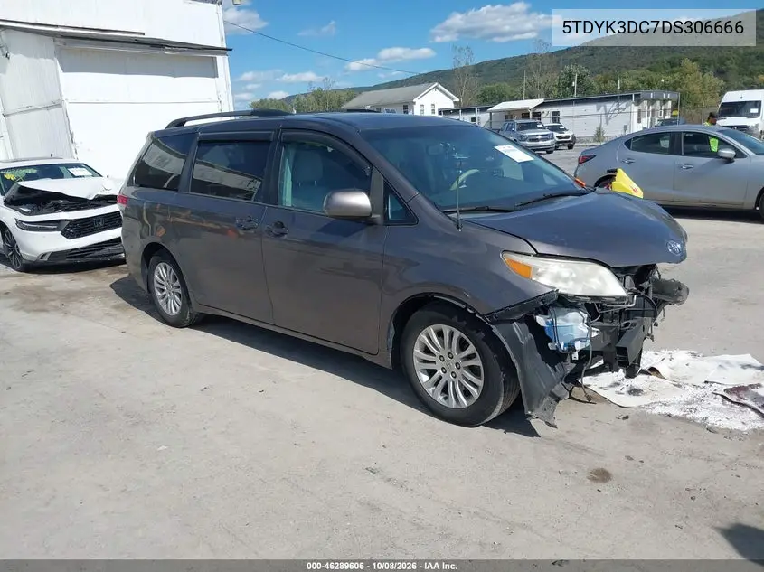 TOYOTA SIENNA 2013, VIN 5TDYK3DC7DS306666