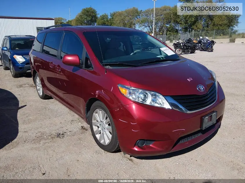 TOYOTA SIENNA 2013, VIN 5TDJK3DC6DS052630