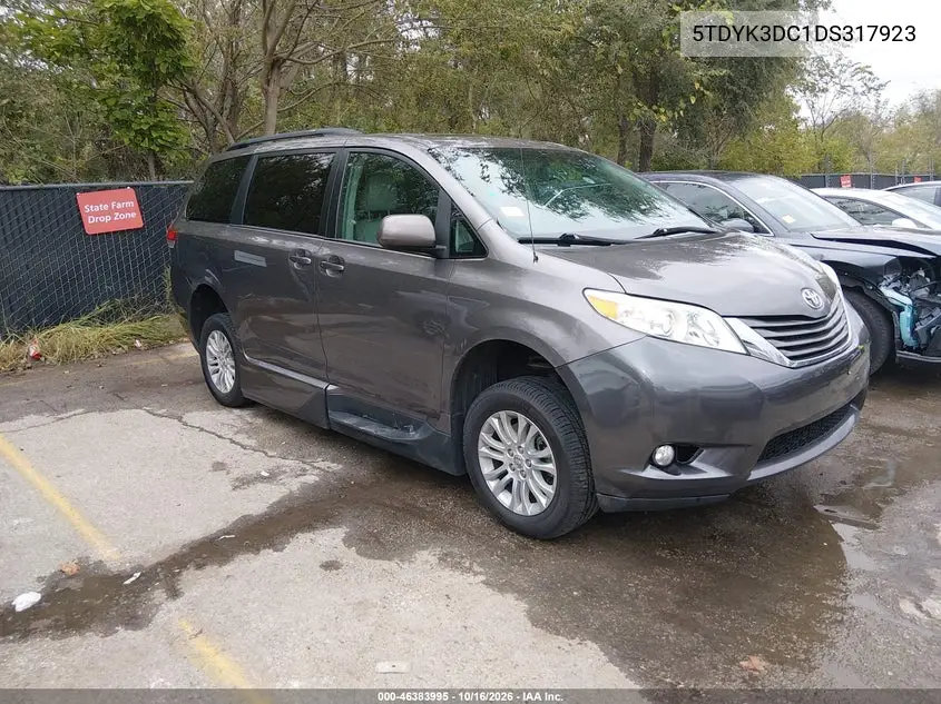 TOYOTA SIENNA 2013, VIN 5TDYK3DC1DS317923