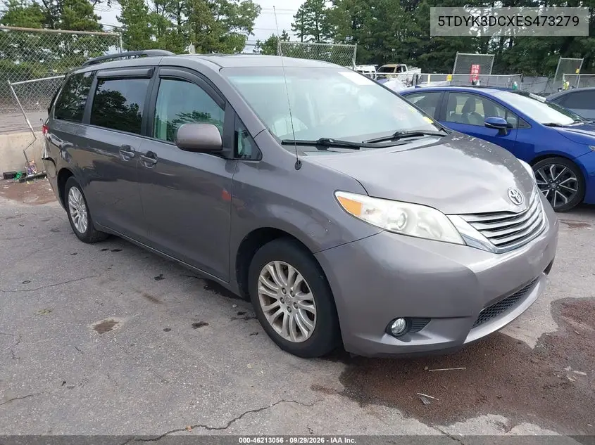 TOYOTA SIENNA 2014, VIN 5TDYK3DCXES473279