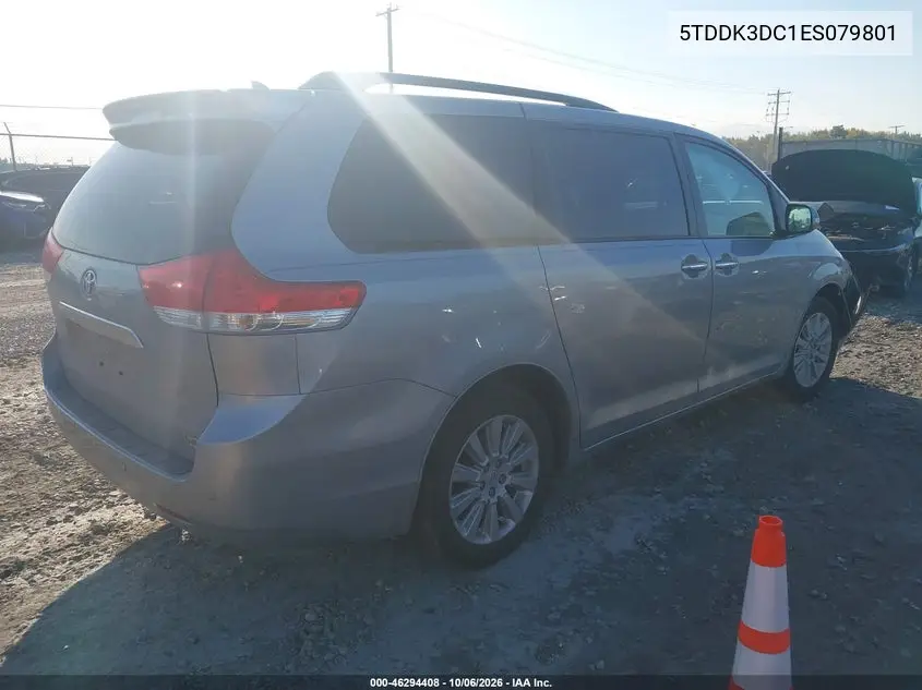 2014 TOYOTA SIENNA VIN 5TDDK3DC1ES079801 — фото 4