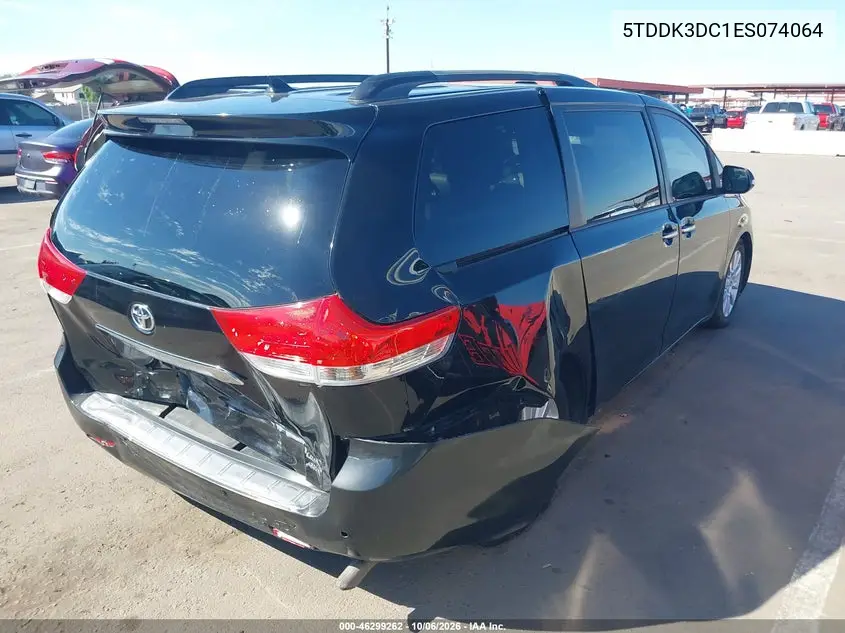 2014 TOYOTA SIENNA VIN 5TDDK3DC1ES074064 — фото 4