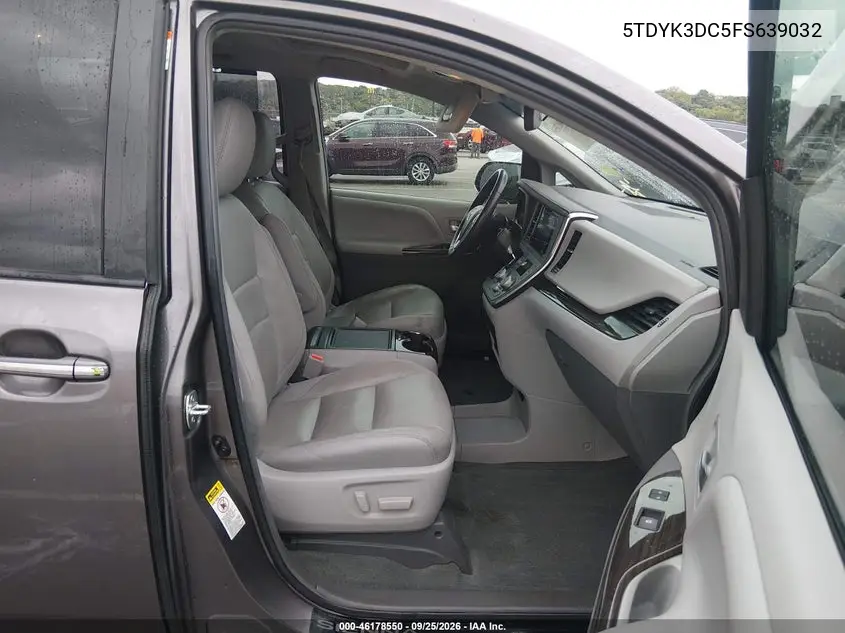 2015 TOYOTA SIENNA VIN 5TDYK3DC5FS639032 — фото 5