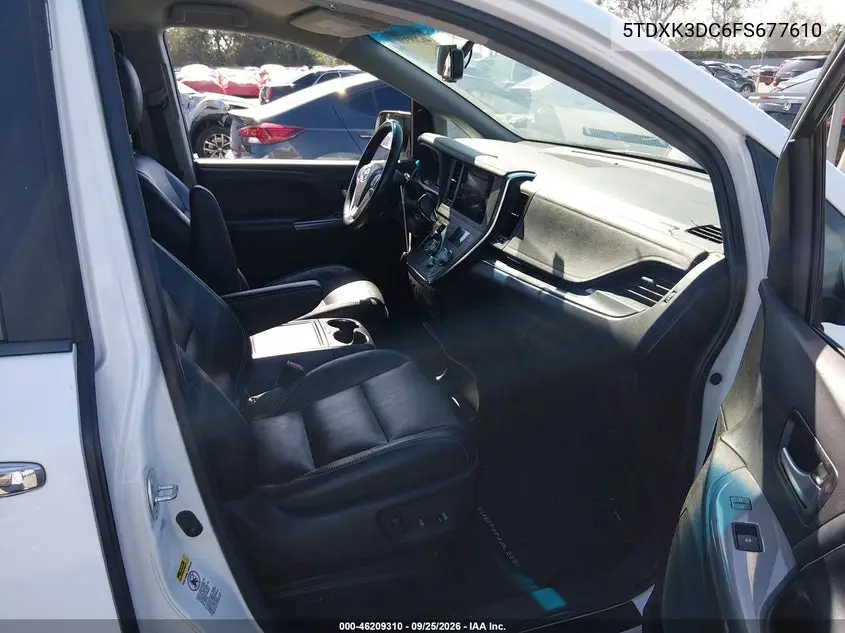 2015 TOYOTA SIENNA VIN 5TDXK3DC6FS677610 — фото 5