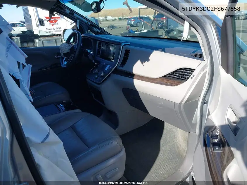 2015 TOYOTA SIENNA VIN 5TDYK3DC2FS677558 — фото 5