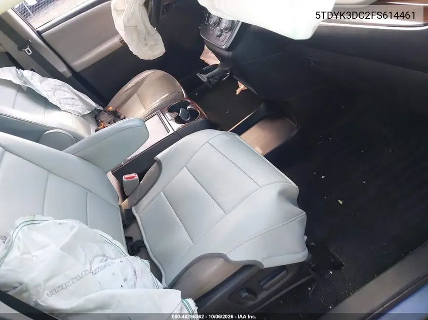 2015 TOYOTA SIENNA VIN 5TDYK3DC2FS614461 — фото 5
