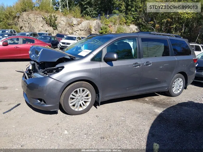 2017 TOYOTA SIENNA VIN 5TDYZ3DC9HS899013 — фото 2
